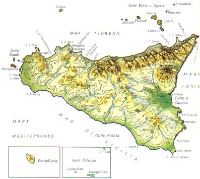 cartina Sicilia